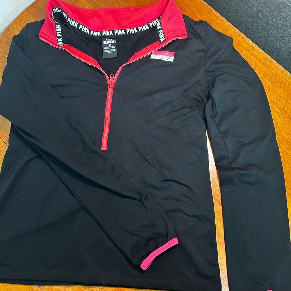 Black and with pink trim PINK sweater